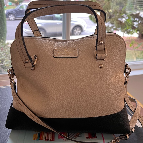 Kate spade pebbles leather handbag with handles & removable cross body strap - Picture 8 of 8